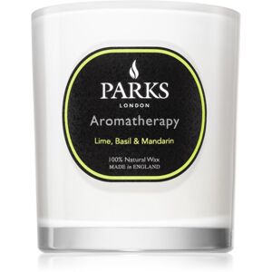 Parks London Aromatherapy Lime, Basil & Mandarin illatgyertya 220 g
