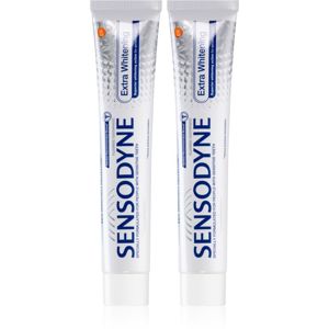 Sensodyne Extra Whitening fogfehérítő paszta fluoriddal érzékeny fogakra 2x75 ml