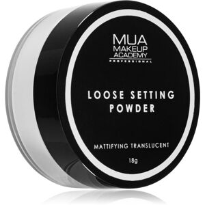 MUA Makeup Academy Matte átlátszó könnyed púder matt hatásért 16 g