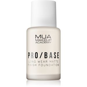 MUA Makeup Academy Pro/Base tartós matt make-up árnyalat #100 30 ml