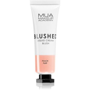 MUA Makeup Academy Blushed Liquid Blusher folyékony arcpirosító árnyalat Peach Puff 10 ml