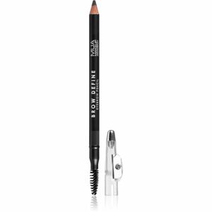 MUA Makeup Academy Brow Define tartós szemöldök ceruza kefével árnyalat Grey 1,2 g
