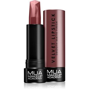 MUA Makeup Academy Velvet Matte mattító rúzs árnyalat Hotline 3,5 g