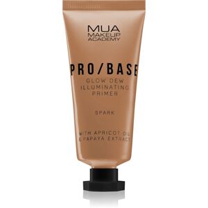 MUA Makeup Academy PRO/BASE Glow Dew ragyogást adó primer árnyalat Spark 30 ml