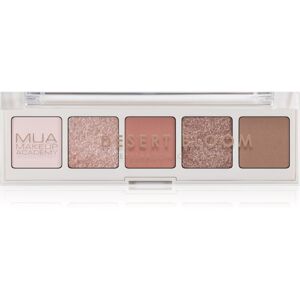 MUA Makeup Academy Professional 5 Shade Palette szemhéjfesték paletta árnyalat Desert Bloom 3,8 g