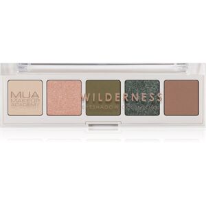 MUA Makeup Academy Professional 5 Shade Palette szemhéjfesték paletta árnyalat Wilderness 3,8 g