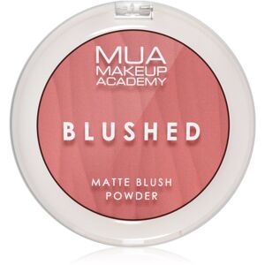 MUA Makeup Academy Blushed Powder Blusher púderes arcpír árnyalat Rouge Punch 5 g