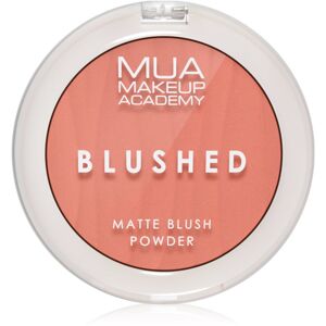 MUA Makeup Academy Blushed Powder Blusher púderes arcpír árnyalat Misty Rose 5 g
