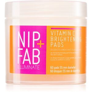 NIP+FAB Vitamin C Fix tisztító vattakorong az élénk bőrért 60 db