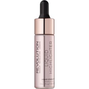 Makeup Revolution Liquid Highlighter folyékony bőrélénkítő árnyalat Liquid Starlight 18 ml