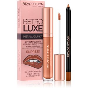 Makeup Revolution Retro Luxe ajakápoló készlet árnyalat Empress 5.5 ml