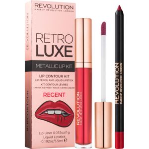 Makeup Revolution Retro Luxe ajakápoló készlet