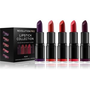Revolution PRO Lipstick Collection rúzs szett 5 db árnyalat Noir 5 db