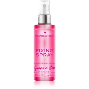 I Heart Revolution Fixing Spray make-up fixáló spray illattal Guava & Rose 100 ml