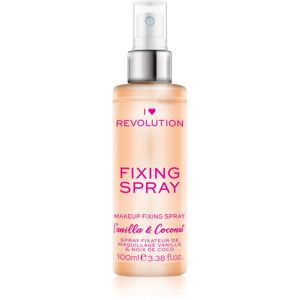I Heart Revolution Fixing Spray make-up fixáló spray illattal Vanilla & Coconut 100 ml