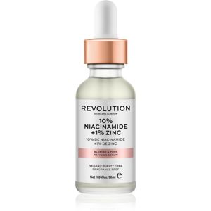 Revolution Skincare Niacinamide 10% + Zinc 1% szérum a kitágult pórusokra 30 ml