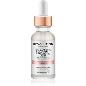 Revolution Skincare Caffeine Solution 5% + Hyaluronic Acid szemkörnyékápoló szérum 30 ml