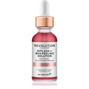 Revolution Skincare AHA + BHA 30% Peeling Solution Intenzív kémiai peeling az élénk bőrért 30 ml