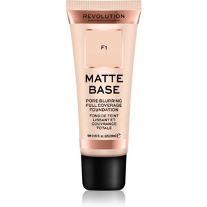 Makeup Revolution Matte Base fedő make-up árnyalat F1 28 ml