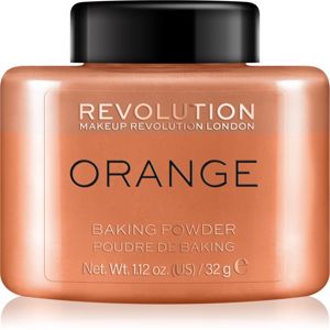 Makeup Revolution Baking Powder porpúder árnyalat Orange 32 g