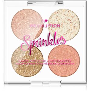 I Heart Revolution Sprinkles paletta arcra árnyalat Confetti Cookie 4 x 1,5 g