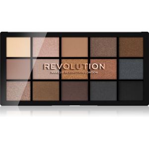 Makeup Revolution Reloaded szemhéjfesték paletta árnyalat Smoky Neutrals 15 x 1.1 g