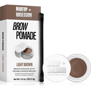 Makeup Obsession Brow Pomade szemöldök pomádé árnyalat Light Brown 2,5 g