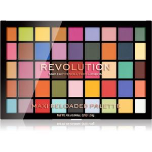 Makeup Revolution Maxi Reloaded Palette púderes szemhéjfesték paletta árnyalat Monster Mattes 45x1.35 g