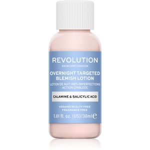 Revolution Skincare Blemish Calamine & Salicylic Acid helyi ápolás pattanásos bőrre éjszakára 30 ml