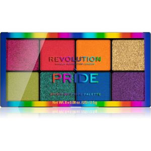 Makeup Revolution Pride paletta szemhéjpúder 8 szín 20 g