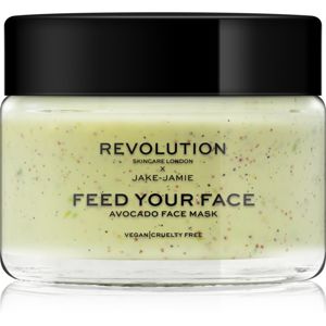 Revolution Skincare X Jake-Jamie Avocado hidratáló arcmaszk peeling hatással 50 ml