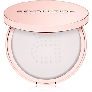 Makeup Revolution Conceal & Fix átlátszó könnyed púder vízálló árnyalat Light Lavender 13 g