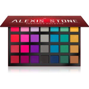 Makeup Revolution X Alexis Stone szemhéjfesték paletta matt hatással árnyalat The Instinct 28x1,2 g