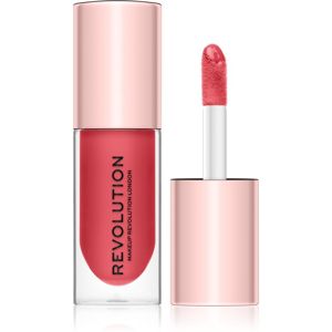 Makeup Revolution Pout Bomb dúsító ajakfény magasfényű árnyalat Peachy 4.6 ml