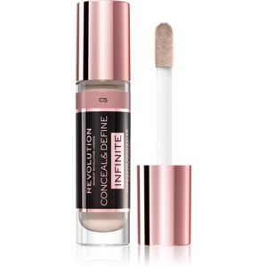 Makeup Revolution Infinite fedő korrektor a bőr tökéletlenségei ellen nagy csomagolás árnyalat C5 9 ml