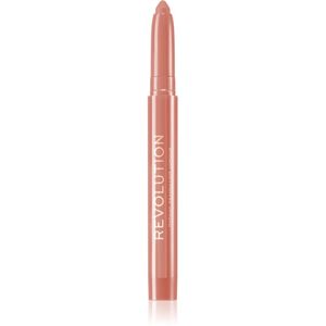 Makeup Revolution Velvet Kiss hidratáló krém rúzs ceruzában árnyalat Chauffeur 1,2 g