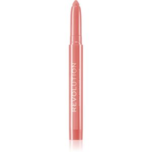 Makeup Revolution Velvet Kiss hidratáló krém rúzs ceruzában árnyalat White Wedding 1,2 g