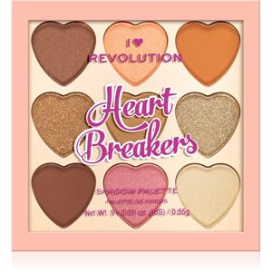 I Heart Revolution Heartbreakers szemhéjfesték paletta árnyalat Majestic 4,95 g