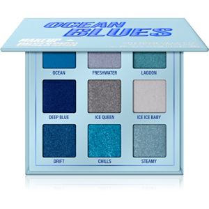 Makeup Obsession Mini Palette szemhéjfesték paletta árnyalat Ocean Blues 11,7 g