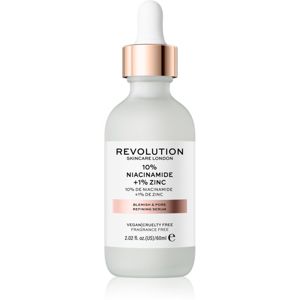 Revolution Skincare Niacinamide 10% + Zinc 1% szérum a kitágult pórusokra 60 ml