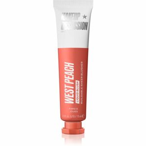 Makeup Obsession Liquid Blush folyékony arcpirosító árnyalat West Peach 15 ml
