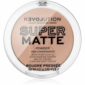 Revolution Relove Super Matte Powder mattító púder árnyalat Beige 6 g
