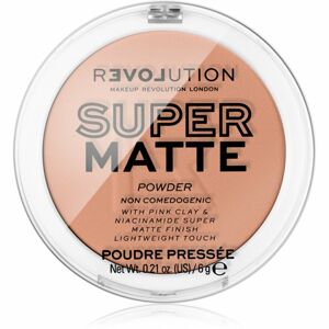 Revolution Relove Super Matte mattító púder árnyalat Warm Beige 6 g