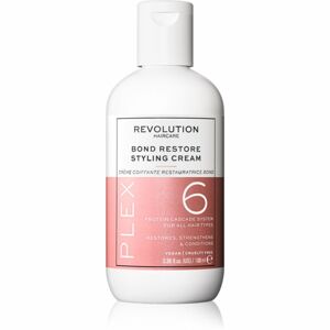 Revolution Haircare Plex No.6 Bond Restore Styling Cream öblítést nem igénylő regeneráló ápolás a károsult hajra 100 ml