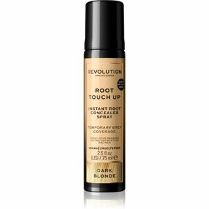 Revolution Haircare Root Touch Up spray a lenövések azonnali elfedéséhez árnyalat Dark Blonde 75 ml