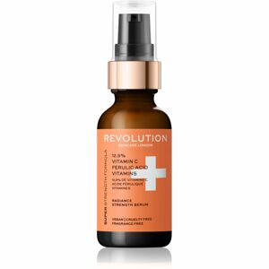 Revolution Skincare Vitamin C 12,5% + Ferulic Acid Vitamins antioxidáns szérum az élénk és kisimított arcbőrért 30 ml