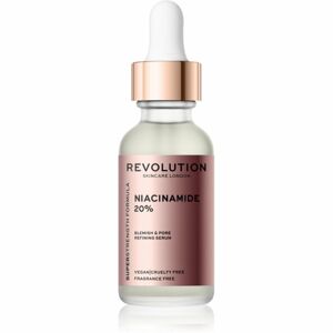 Revolution Skincare Niacinamide 20% intenzív szérum a kitágult pórusokra 30 ml