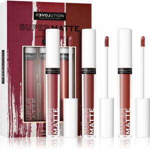 Revolution Relove Super Matte Liquid Lip rúzs szett Blush árnyalat