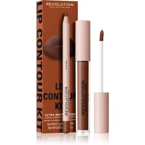 Makeup Revolution Lip Contour Kit ajakápoló készlet árnyalat D.