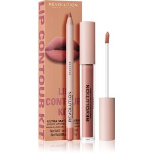 Makeup Revolution Lip Contour Kit ajakápoló készlet árnyalat Stunner